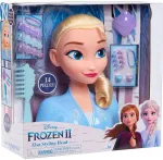 Just Play Disney Frozen 2 makiažo ir stiliaus lėlės galva, moteri&scaron;ka, nuo 3 metų, 120 mm, įvairiaspalvė