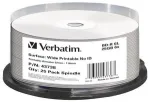 Verbatim BD-R SL 25GB 6x Wide Printable 25 vnt. verpstė