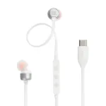 JBL Tune 310C ausinės su laidas, į ausis, skambučiams/muzikai, USB Type-C, baltos