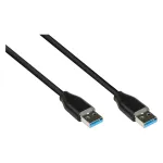 Good Connections 2831-AA005S &ndash; USB 3.2 Gen 2 laidas 0,5 m, USB A &ndash; USB A, 10 Gbit/s, juodas