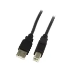 USB kabelis Synergy 21 S215472 USB 2.0 5 m USB A USB B juodas