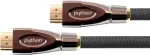 GOOD CONNECTIONS Python HDMI 2.0 laidas 5,0 m juodas - HDMI ki&scaron;tukas į HDMI ki&scaron;tuką, 4K@60Hz, 24K paauksuotas, OFC, pintas nailonu (GC-M0019)
