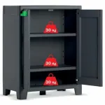 KETER Garden Cabinet Moby Waterproof 100x80x44cm pilka/juoda