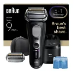 Braun Series 9 9660cc elektrinė skustuvė su pakaitine skutimo galvute