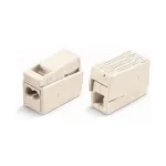 WAGO 224-112 2-Conductor Compact Splicing Connector, 400V, 24A, 1-2.5mm&sup2;, Push-in, White/Transparent