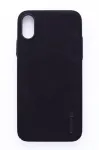 Evelatus Apple iPhone X Velvet Black Liquid Silicone Back Cover