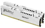 Kingston FURY Beast 32GB (2x16GB) DDR5 6000MT/s CL36 atminties rinkinys baltas EXPO