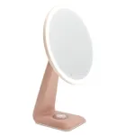 RIO MMDL-EU/1,0 High Performance Make Up Mirror &ndash; Dvipusis veidrodis su 1x/5x didinimu, LED dienos &scaron;viesa, pritemdomu jutikliniu valdymu, chromuotas