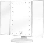 Humanas HS-ML04 LED Makeup Mirror with Illumination - White