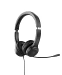 Acer AHW154 GP.HDS11.02D laidinės biuro ausinės, stereo, lizdo jungtis, integruotas lankstus mikrofonas, juodos