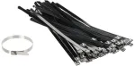 DELTA Montage SSCT-300X10 Nerūdijančio plieno kabelio rai&scaron;tis 300mm x 10mm, 100 vnt. pakuotė