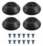 SUNNYLIFE 4x Motor Protective Covers for DJI Avata 2 Drone - Silicone Dustproof Scratch-resistant Anti-collision - Black