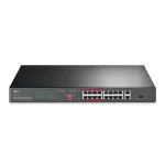 TP-Link TL-SL1218P 18 prievadų Fast Ethernet PoE+ valdiklis su 2 Gigabit ir 1 SFP