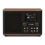 Pure Classic H4 DAB+ FM radijas su Bluetooth 5.3, Coffee Black/Walnut, 10W