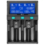 POWER PLANT, LLC AA620173 Protingas 4 kanalų universalus akumuliatorių įkroviklis, skirtas Li-ion, LiFePO4, NiMH, NiCd