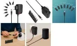 LogiLink PA0161A Universalus AC/DC maitinimo adapteris, 3-12V DC reguliuojamas, 2A, 24W, 8 keičiamų antgalių, juodas