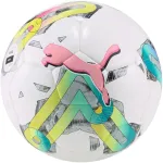 Puma Orbita 4 HYB FIFA Basic futbolo kamuolys, baltas-žalias-rožinis 83781 01 4