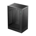 Korpusas DeepCool CH170 PLUS Tower Black &ndash; micro-ATX/mini-ITX, grūdintas stiklas, USB-C, maitinimo &scaron;altinis vir&scaron;uje