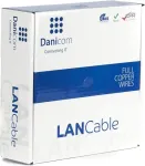 DSIT DANICOM DC-SFTP6A-50S-DCA CAT6A S/FTP kabelis su vientisaisiais laidininkais, 50 m, LSZH (Dca)