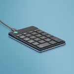 R-Go Tools Numpad Break &ndash; ergonomi&scaron;kas skaitmeninis klaviatūros blokas su pertraukų programine įranga, laidinis, juodas