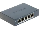 Hikvision DS-3E1505P-EI/M tinklo jungiklis valdomas Gigabit Ethernet (10/100/1000) Power over Ethernet (PoE) Pilka