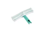 LEIFHEIT Window Washer M rankinis langų valytuvas su Click System, 28 cm gumos mentelė, ergonomi&scaron;ka neslystanti rankena, balta/žalia
