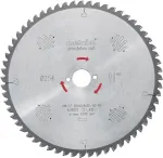 Metabo 628222000 Precision Cut Classic diskinis pjūklo peilis 254x30x2.4mm, 60 dantų, FZ/TR, neigiamas kampas, skirtas KS 254 Plus, KGS 254 M, KGS 254 Plus, KGS 254 I Plus
