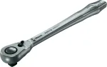 Wera Zyklop Metal 8004 A reversinis reketas 3/8 colio, 222 mm, chromo molibdeno plieno 05004034001