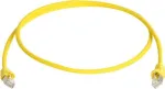 Teleg&auml;rtner 100008943 CAT 5e F/UTP RJ45 tinklo kabelis 7,5 m geltonas, atsparus liepsnai, su apsauga nuo perlenkimo