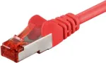 Wentronic Goobay CAT 6 tinklo kabelis, S/FTP (PiMF), raudonas, 50 m - LSZH be halogenų, varis 68287
