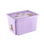 keeeper dėžė su dangčiu 30L Karolina &ldquo;Capybara&rdquo; 45x35x27cm Soft Purple