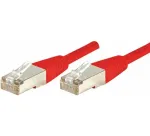 EXERTIS CONNECT Cat.6 F/UTP komutacinis kabelis, raudonas, 10 m 243560