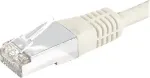 EXERTIS CONNECT Cat.6 S/FTP komutacinis kabelis, PiMF, pilkas, 15,0 m, plonas snagless apsauginis įvorė 856900