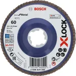 &Scaron;lifavimo diskas Bosch 115 mm, grūdėtumas 60, kampiniam &scaron;lifuokliui &ndash; modelis 2608619206