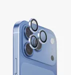 UNIQ Optix Aluguard (DX2) fotoaparato objektyvo apsauga iPhone 18 Pro / iPhone 18 Pro Max &ndash; mėlyna su aplikatoriumi