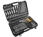 Neo Tools 10-218 įrankių rinkinys, 300 dalių, 1/2, 3/8, 1/4 pavara