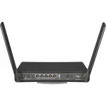 Stalinis mar&scaron;rutizatorius MikroTik hAP ac&sup3; Dviejų juostų Wi‑Fi 5, Qualcomm IPQ4019 719 MHz, 5x Gigabit RJ‑45, 1x USB, PoE, 2 i&scaron;orinės antenos, juodas