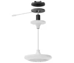 Logitech Mic Pod Pendant Mount (952-000123) lubų laikiklis Rally Mic Pod mikrofonams, baltas