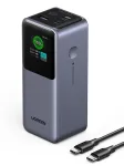 Ugreen 20000mAh 130W greitojo įkrovimo powerbankas, pilkai sidabrinis