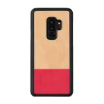 man and wood dėklas Samsung Galaxy S9 Plus miss match black &ndash; apsauginis dėklas i&scaron; medžio ir polikarbonato
