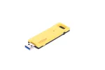 Belaidis USB adapteris Extralink U1200AC AC1200 Dual Band, geltonas plastikas