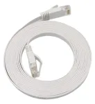 Tinklo kabelis MicroConnect V-UTP6A03W-FLAT-LSZH 3m Cat6a U/UTP 10000 Mbit/s Baltas