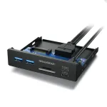 Graugear USB-HUB+Kartenleser Multi Front Panel, Type-C USB retail (G-MP01CR)
