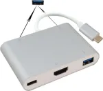 helos 288389 USB 3.1 Type-C dokų stotelė su 4K HDMI i&scaron;vestimi