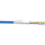 InLine Patch Laidas SF/UTP Cat.5e AWG26 CCA PVC mėlynas 100m