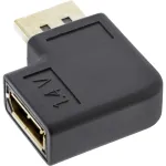InLine DisplayPort adapteris DisplayPort ki&scaron;tukas lizdas kairysis kampuotas 17199L