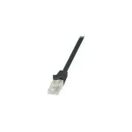 Tinklo kabelis LogiLink 10m RJ45 Cat5e Juodas
