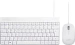 Perixx PERIDUO-212 klaviatūros ir pelės rinkinys, USB, voki&scaron;kas i&scaron;dėstymas, balta (PERIDUO-212 DE W)