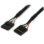 StarTech.com 18 colių vidinis 5 kontaktų USB IDC pagrindinės plok&scaron;tės lizdo laidas &ndash; F/F