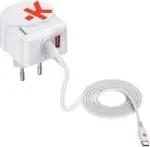 Skross Euro USB įkroviklis AC65PD + USB-C laidas, 65 W, 2x USB 3.2 Gen 1 A lizdai, 4.05 A